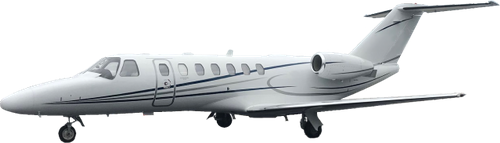 Side profile of a Cessna Citation CJ3+
