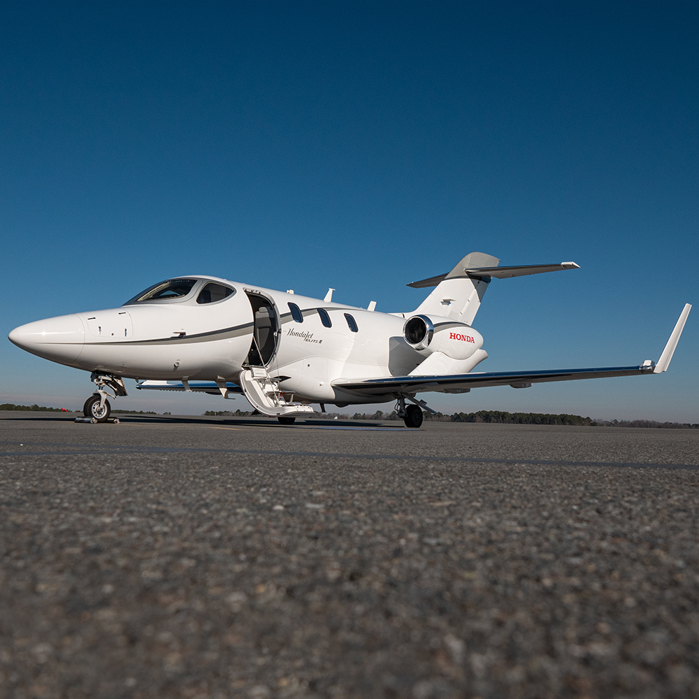 A repainted jet on the ramp