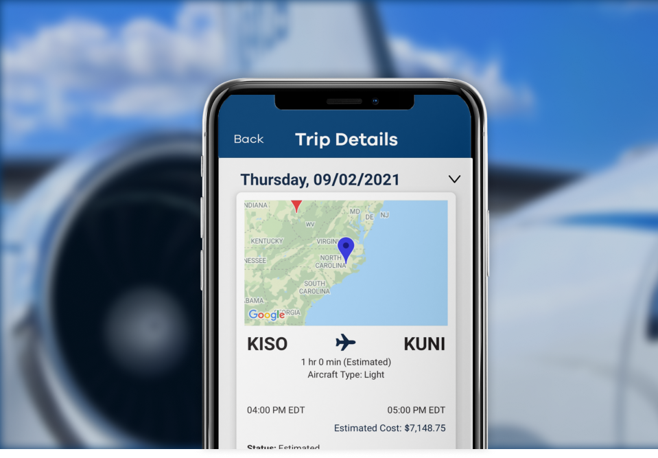 phone mockup in front of a jet turbine