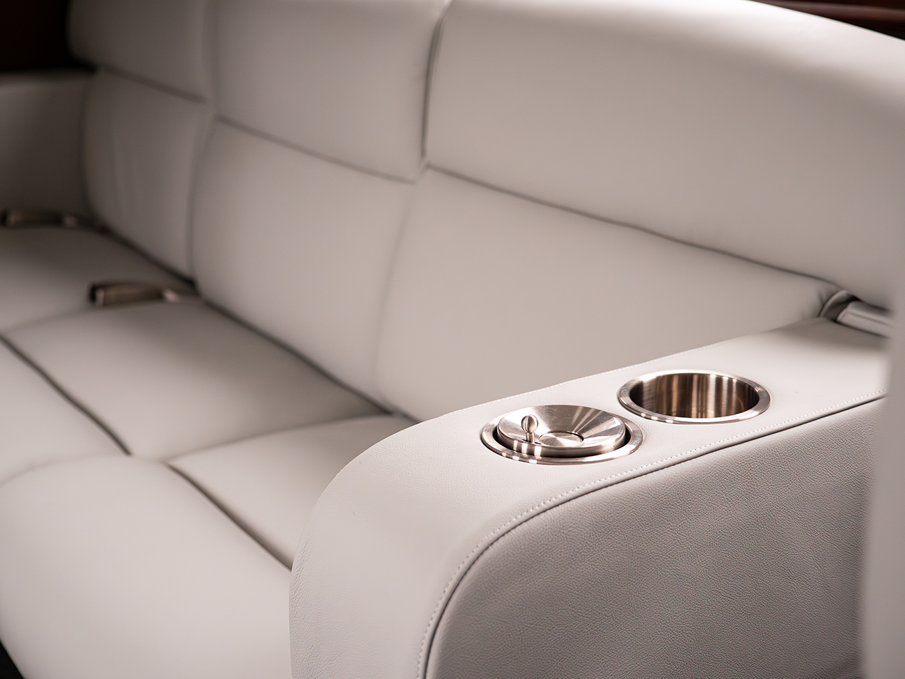 New cabin seating after refurbishment