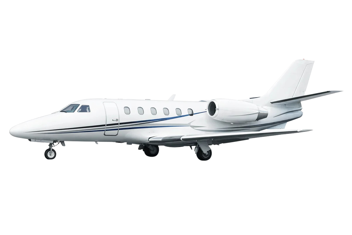 Side profile of a Cessna Citation Excel / XLS